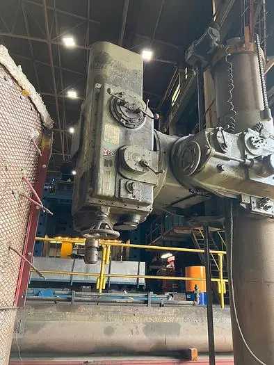 KAUKAUNA 140U PORTABLE UNIVERSAL DRILL & TAPPING MACHINE, 8' ARM, 10 HP, 48500 LBS - RADIAL ARM DRILLING MACHINES