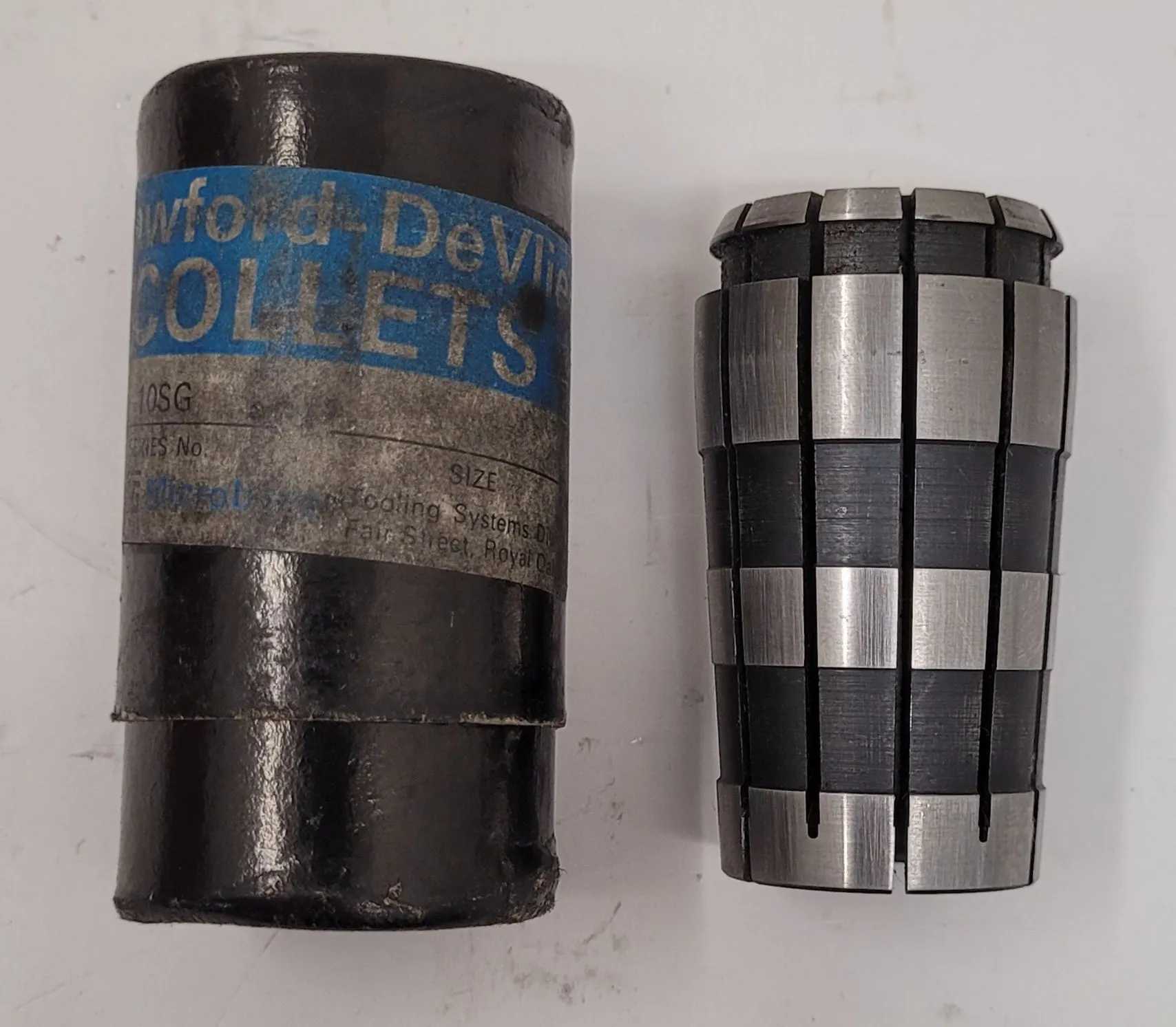 CRAWFORD DEVLIEG 10SG COLLETS - LOT OF 9 - 3/4IN DIAMETER HOLE - MACHINE TOOLING