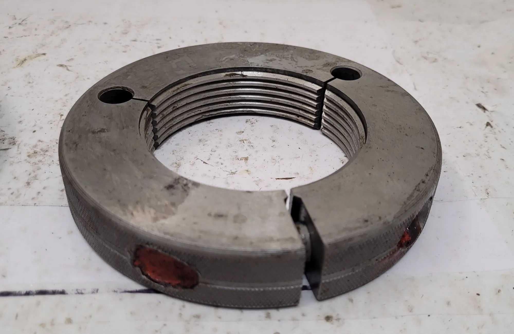 GTD THREAD GO/NO GO GAUGES SET OF 2, PD 2.9552 3-16, UN-3A AND PD 2.9124 3-8, UN-3A - MACHINE TOOLING