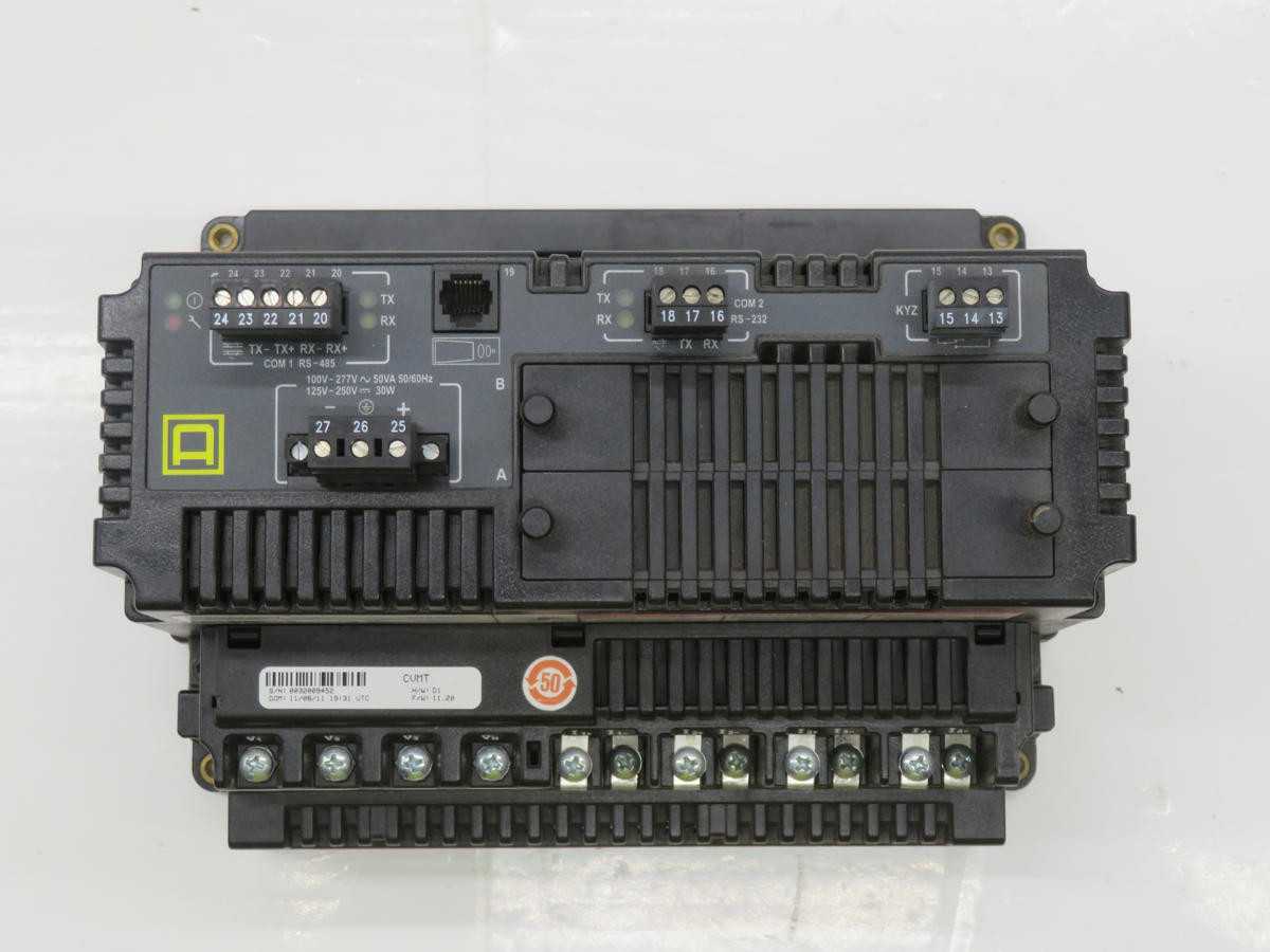 SQUARE D CM4000T POWER MONITOR, 100-277V AC AUX SUPPLY, 50VA AUX POWER, 240-300V AC MEASURE - OPERATOR CONTROLS