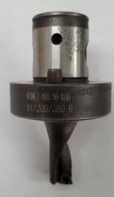 KOMET V3211270 ABS 50 KUB INDEXABLE INSERT DRILL .500" DIA 1.10" SHANK 3.5" OAL - MACHINE TOOLING