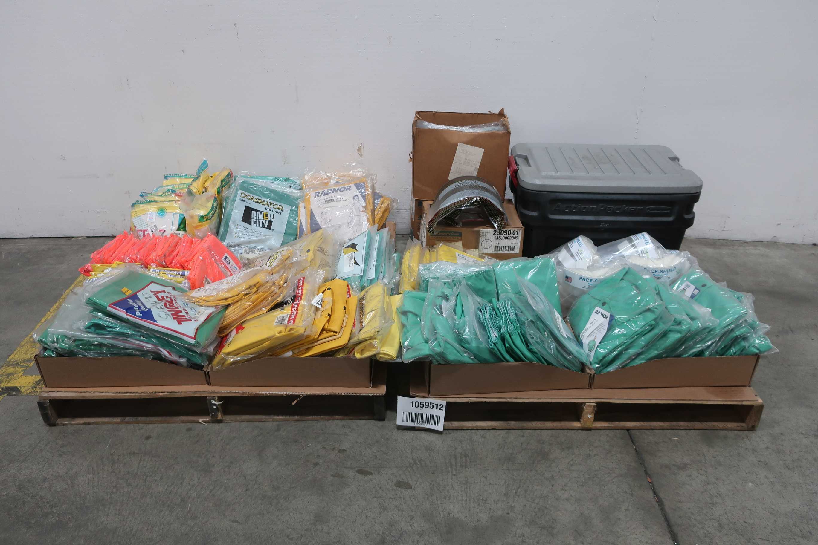 2 PALLETS OF ASSORTED PPE