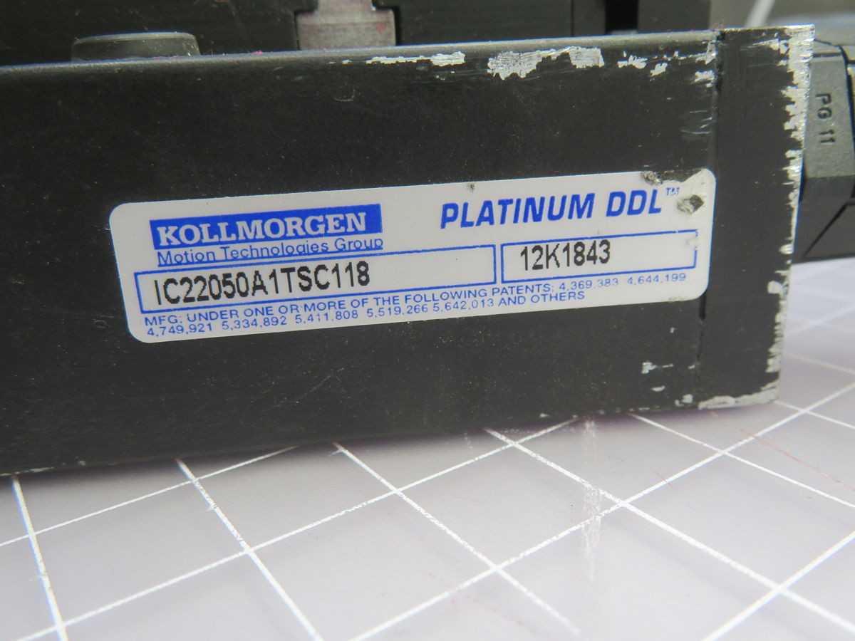 KOLLMORGEN IC22050A1TSC118 12K1843 PLATINUM DDL LINEAR MOTOR T265043 - LINEAR MOTION