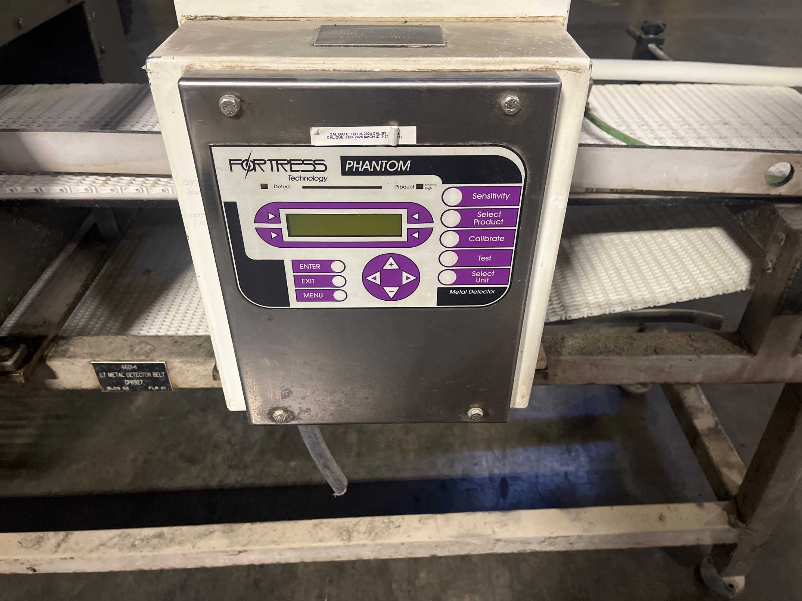 FORTRESS PHANTOM CONVEYOR METAL DETECTOR - CONVEYOR METAL DETECTOR