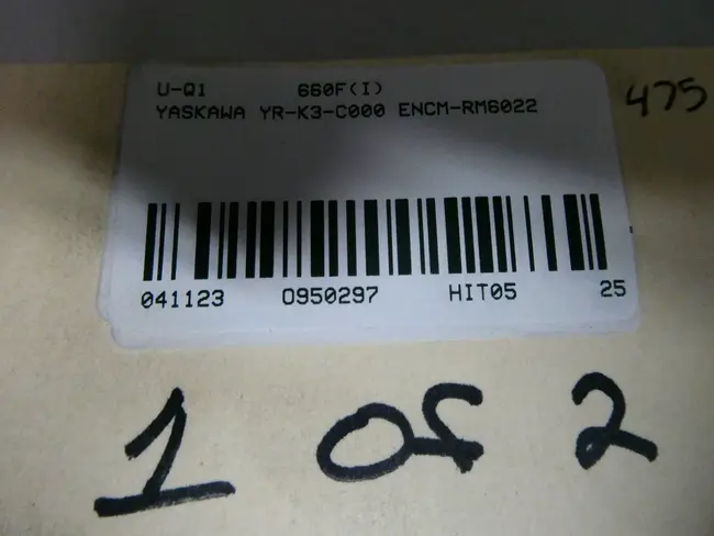 SKU 950297 - YASKAWA YR-K3-C000 ENCM-RM6022 YASNAC MRC MOTOMAN ROBOT AND CONTROLLER ASSEMBLY - undefined