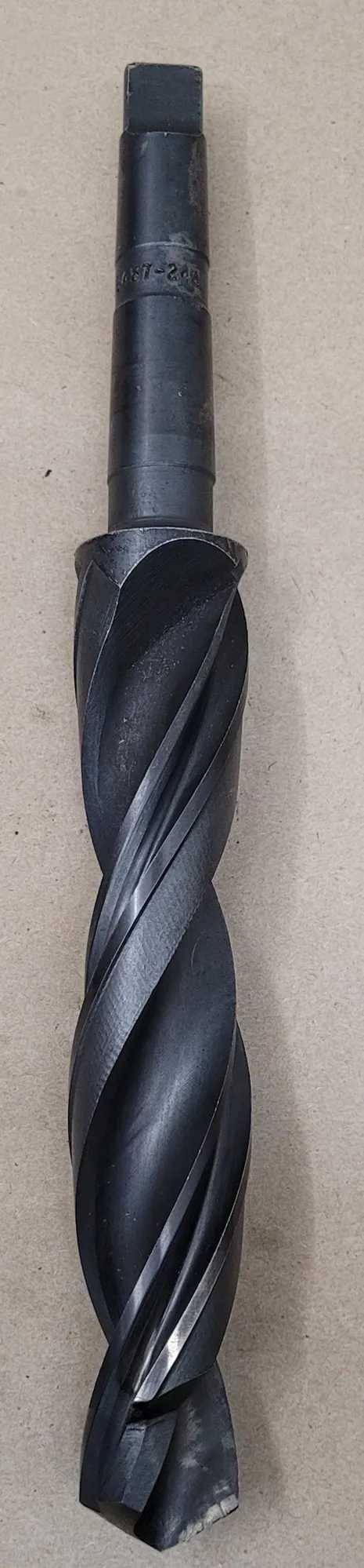 1-1/4" HSS TWIST DRILL, 12.75" OAL, 3MT SHANK, 4.5" SHANK LENGTH, 8" FLUTE, 2-FLUTE - MACHINE TOOLING
