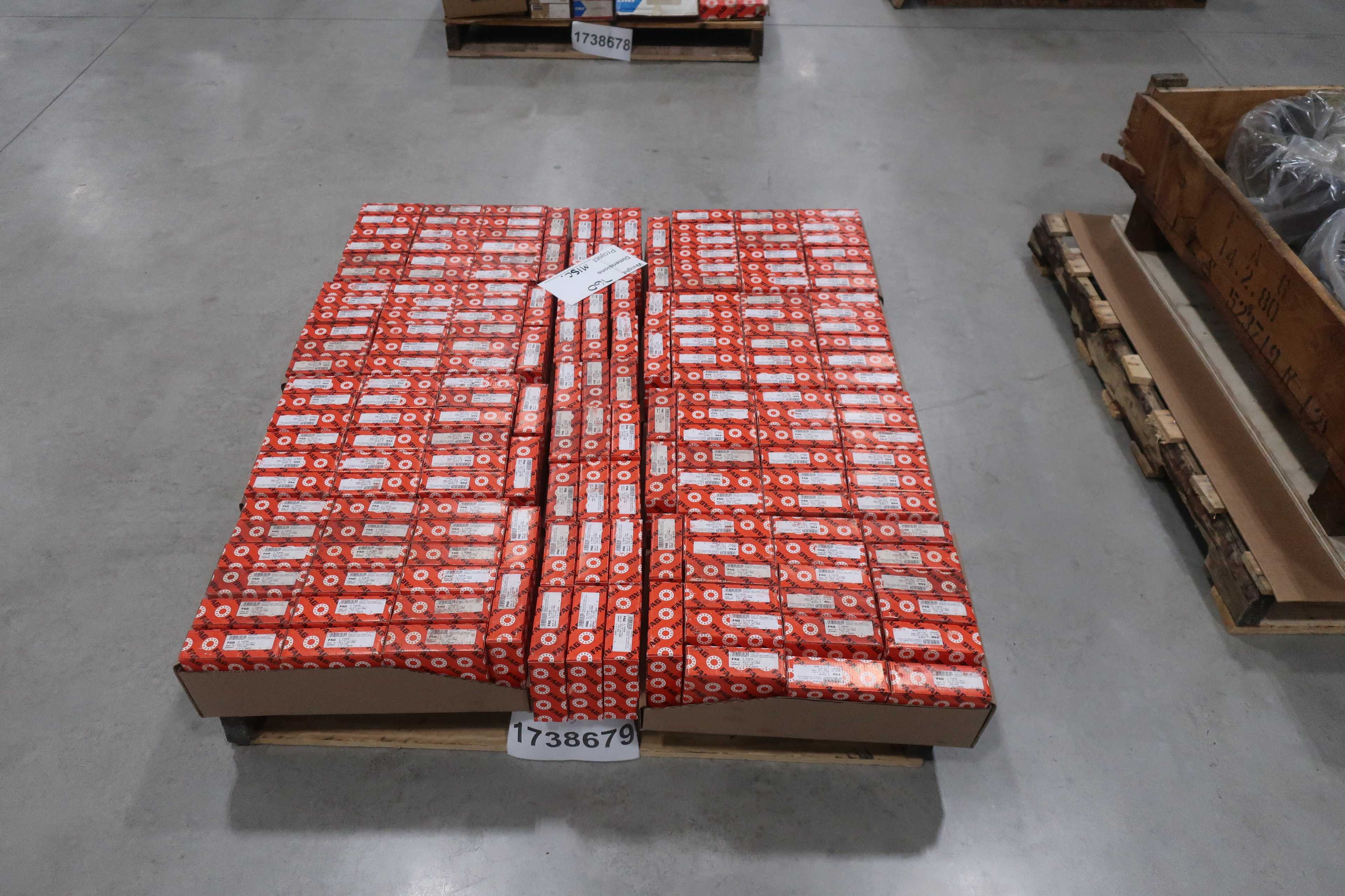 SKU 1738679 - PALLET OF FAG 6017-N13BA-50-80 BEARINGS