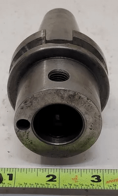 KOMET CAT40 END MILL TOOL HOLDER - CAT 40 TAPER, 5" OAL, 28MM BORE ID - MACHINE TOOLING
