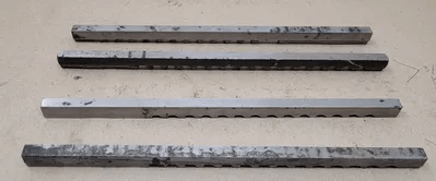KEYSEATER BROACH SET OF 4, VARIOUS SIZES: DUMONT AND TREADWELL BRANDS INCLUDED - MACHINE TOOLING