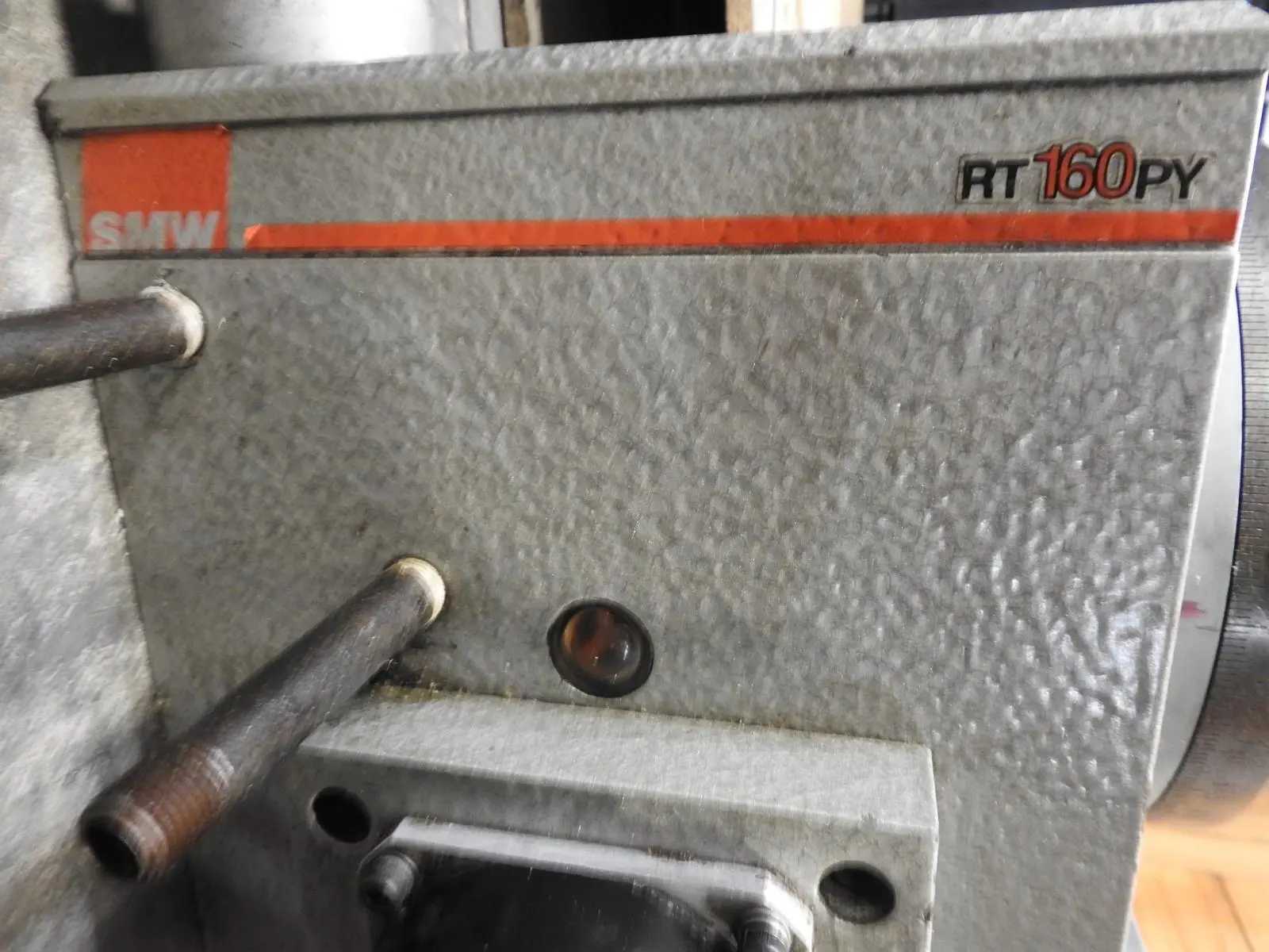 SMW RT 160 PY ROTARY INDEXER CNC 4TH AXIS ROTARY TABLE WITH PM SERVO MOTOR - ROTARY TABLES