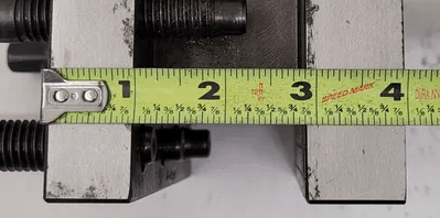 LATHE TOOL POST HOLDER BASE DIM: 4IN H X 6IN W X 6IN L, 2IN GAP, 1IN THICKNESS - MACHINE TOOLING