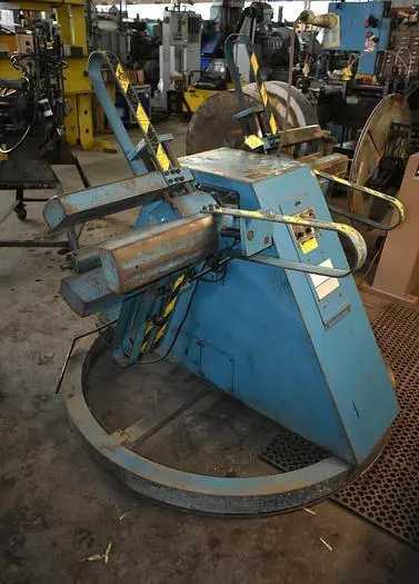 P/A INDUSTRIES DSRA1200D MOTORIZED DOUBLE-END COIL REEL (1200 LB MAX COIL WEIGHT) - COIL STOCK REELS