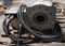 YUASA DMNC-32001 ROTARY TABLE, 12.6 INCH TABLE, 36 RPM, 550 LBS LOAD, 12 INCH 4-JAW CHUCK - ROTARY TABLES