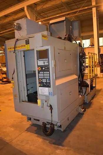 BRIDGEPORT/HARDINGE GX-300 4-AXIS VMC, FANUC, 20HP, 7083 RPM, CT40, TSUDAKOMA RNA-160L - VERTICAL MACHINING CENTERS
