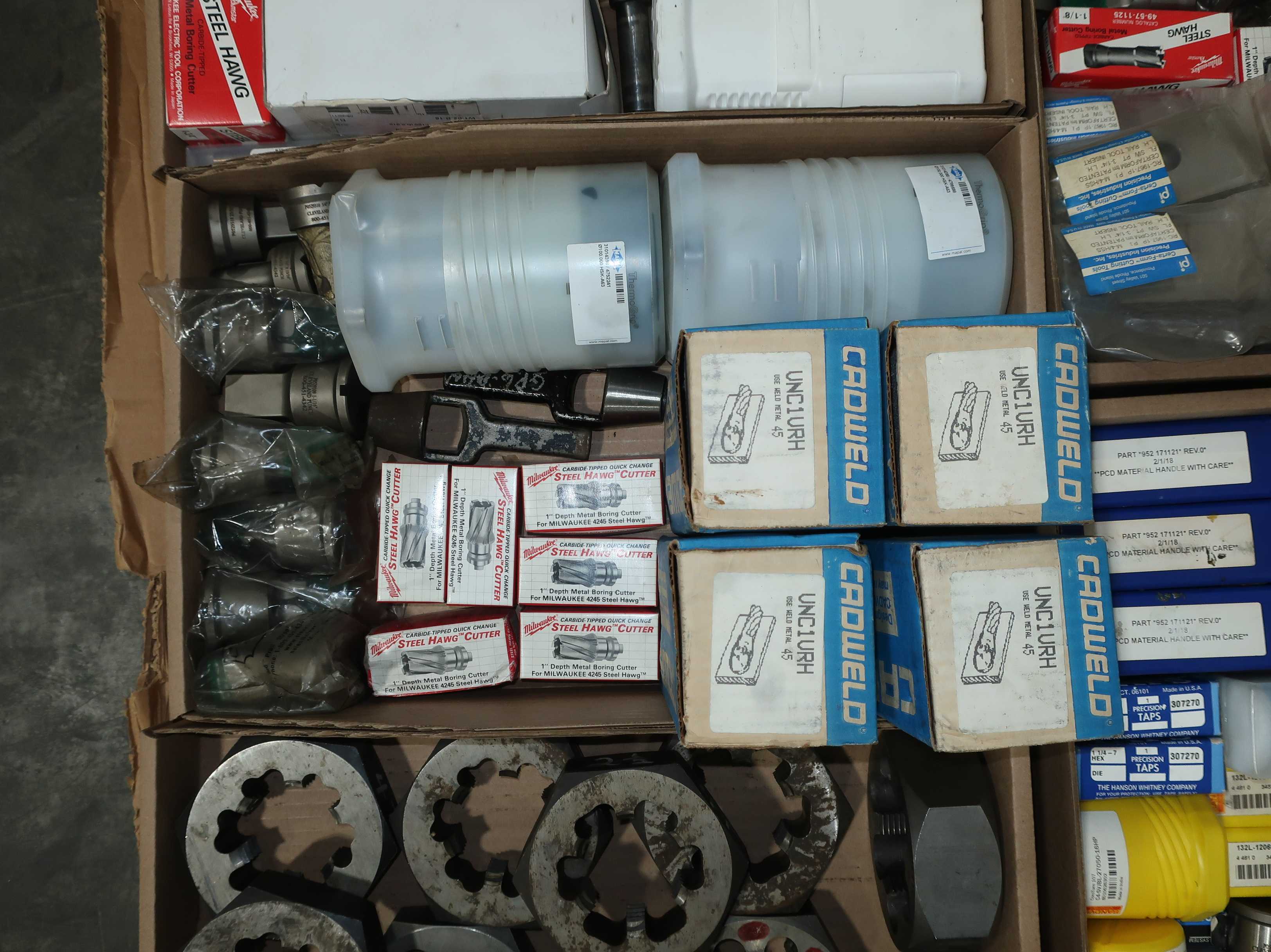 SKU 1750764 - PALLET OF ASSORTED METALWORKING TOOLING - MACHINE TOOLING
