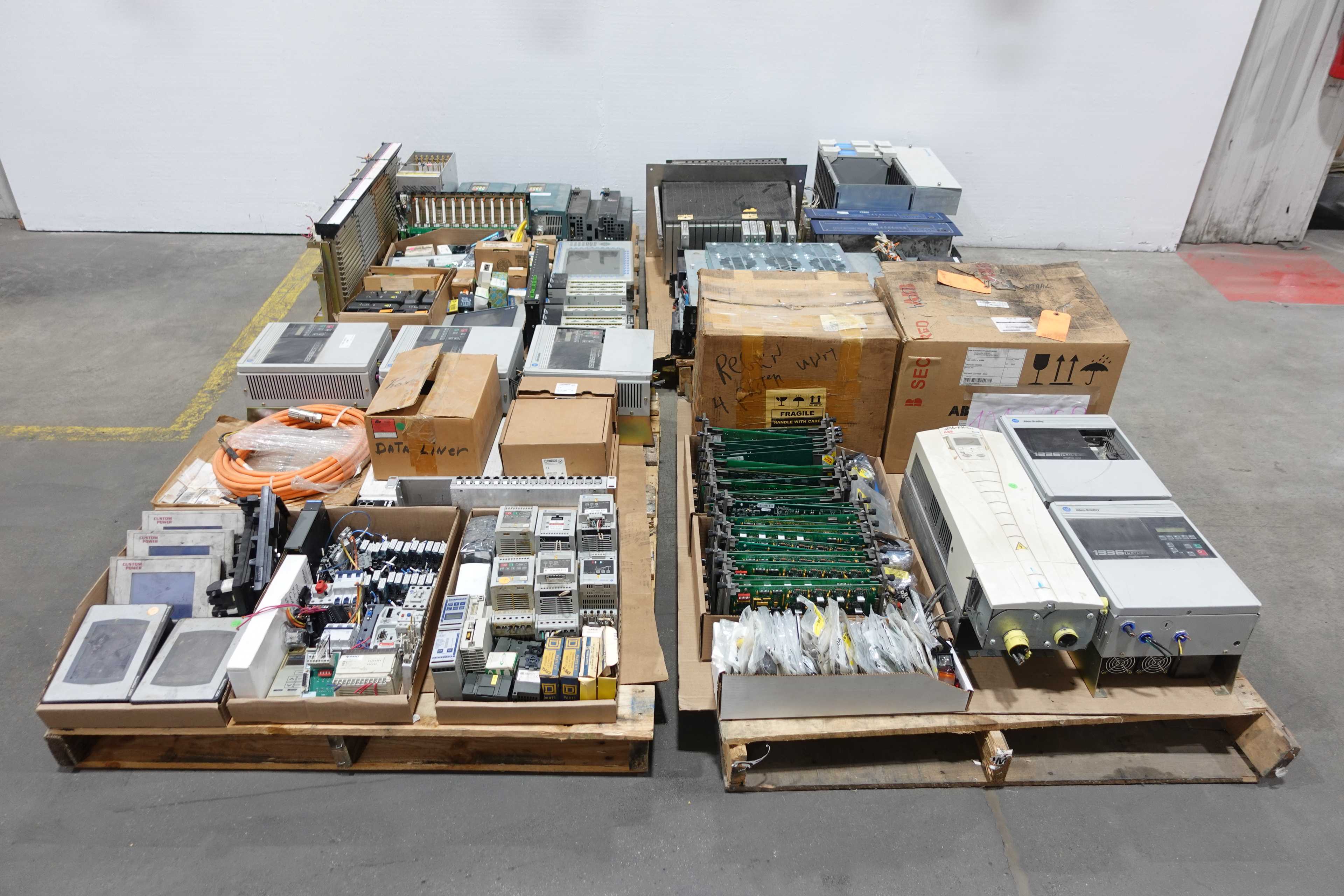 4 PALLETS OF ASSORTED AUTOMATION - AUTOMATION & CONTROLS