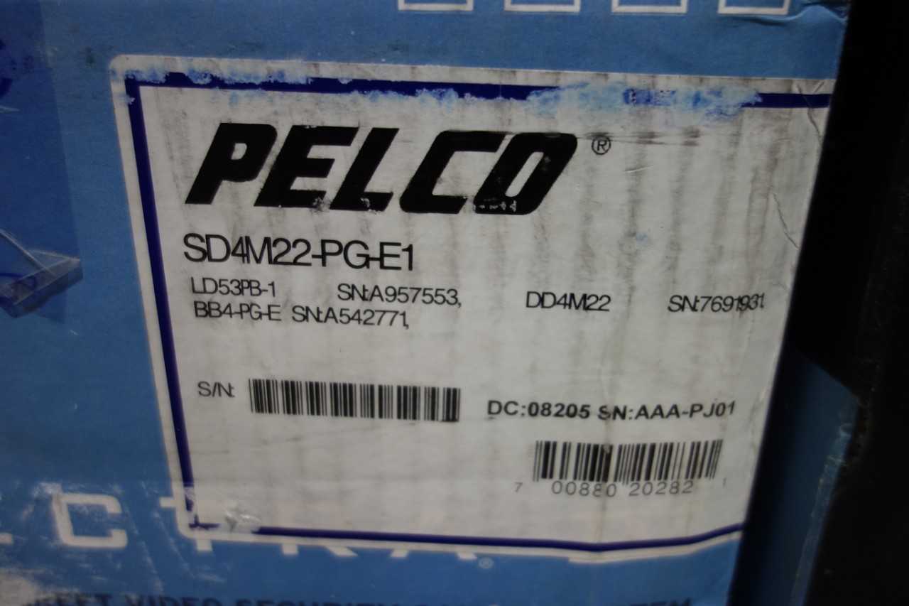 SKU 1075561 - LOT OF 4 PELCO SPECTRA IV SURVELLANCE CAMERAS - MISCELLANEOUS