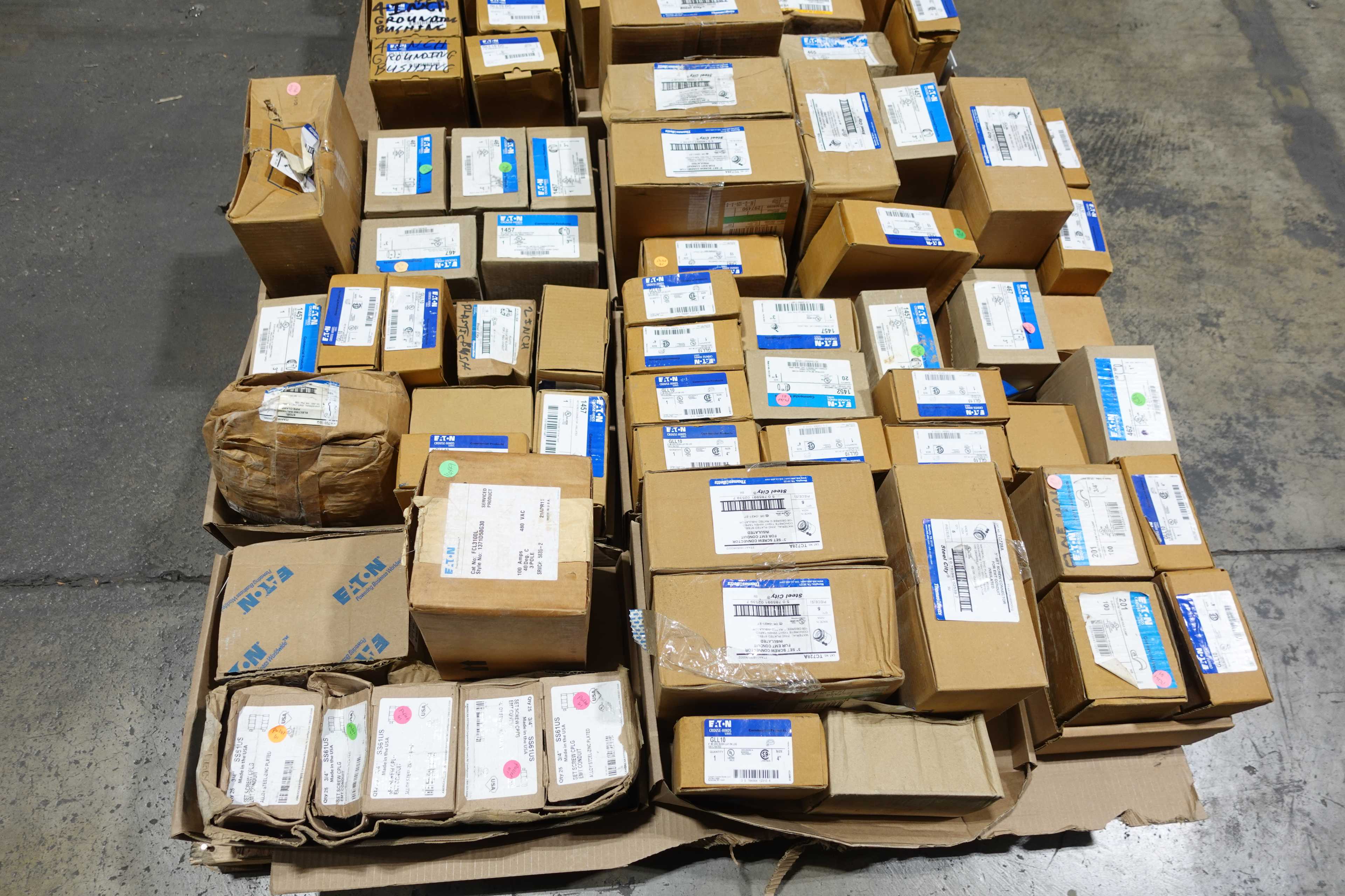 2 PALLETS OF ASSORTED CONDUIT FITTINGS - CONDUIT FITTING