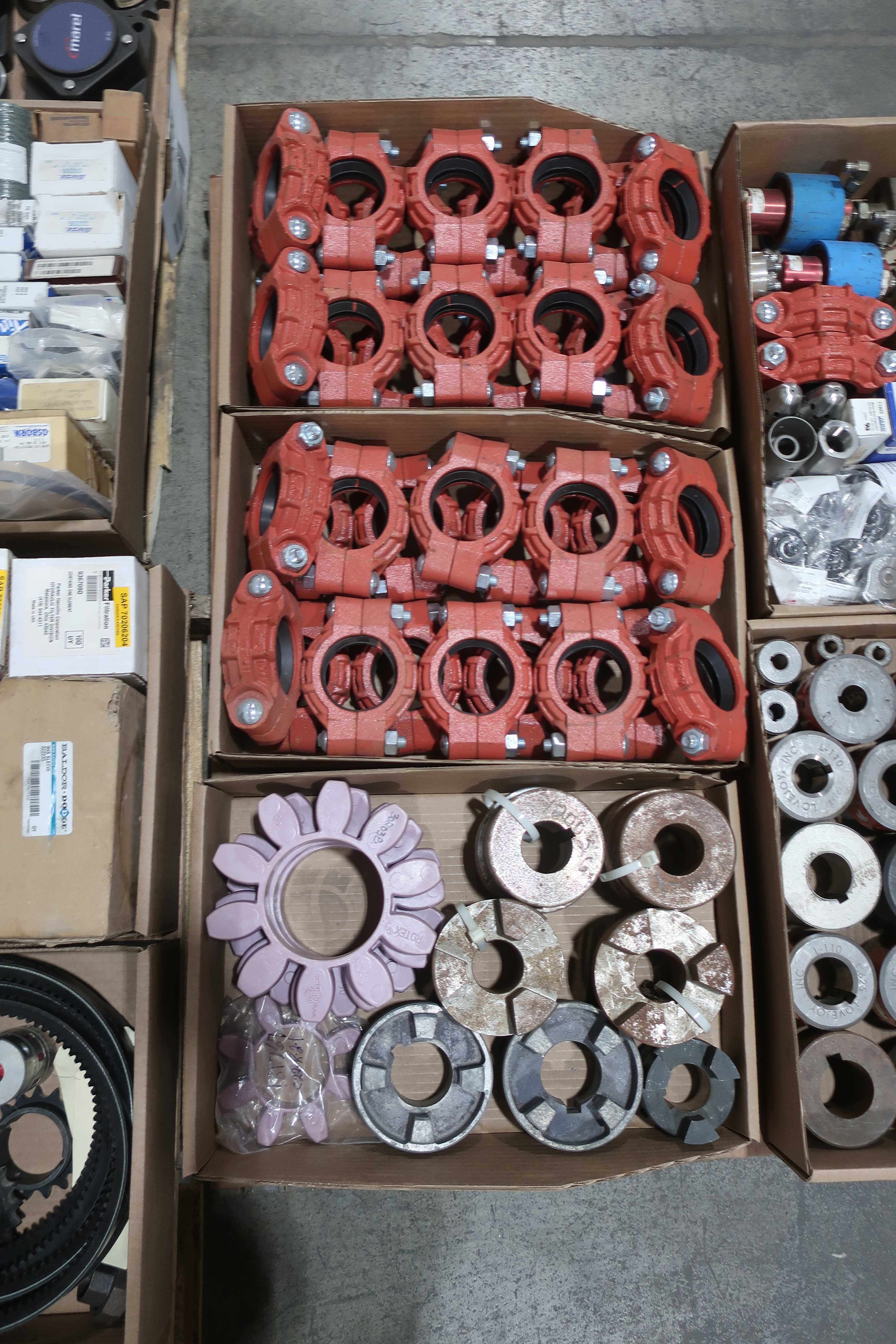 3 PALLETS OF ASSORTED POWER TRANSMISSION - POWER TRANSMISSION