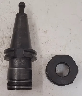 KENNAMETAL BM239810R02 CAT 40 COLLET CHUCK TOOL HOLDER 7-3/8" OAL - MACHINE TOOLING