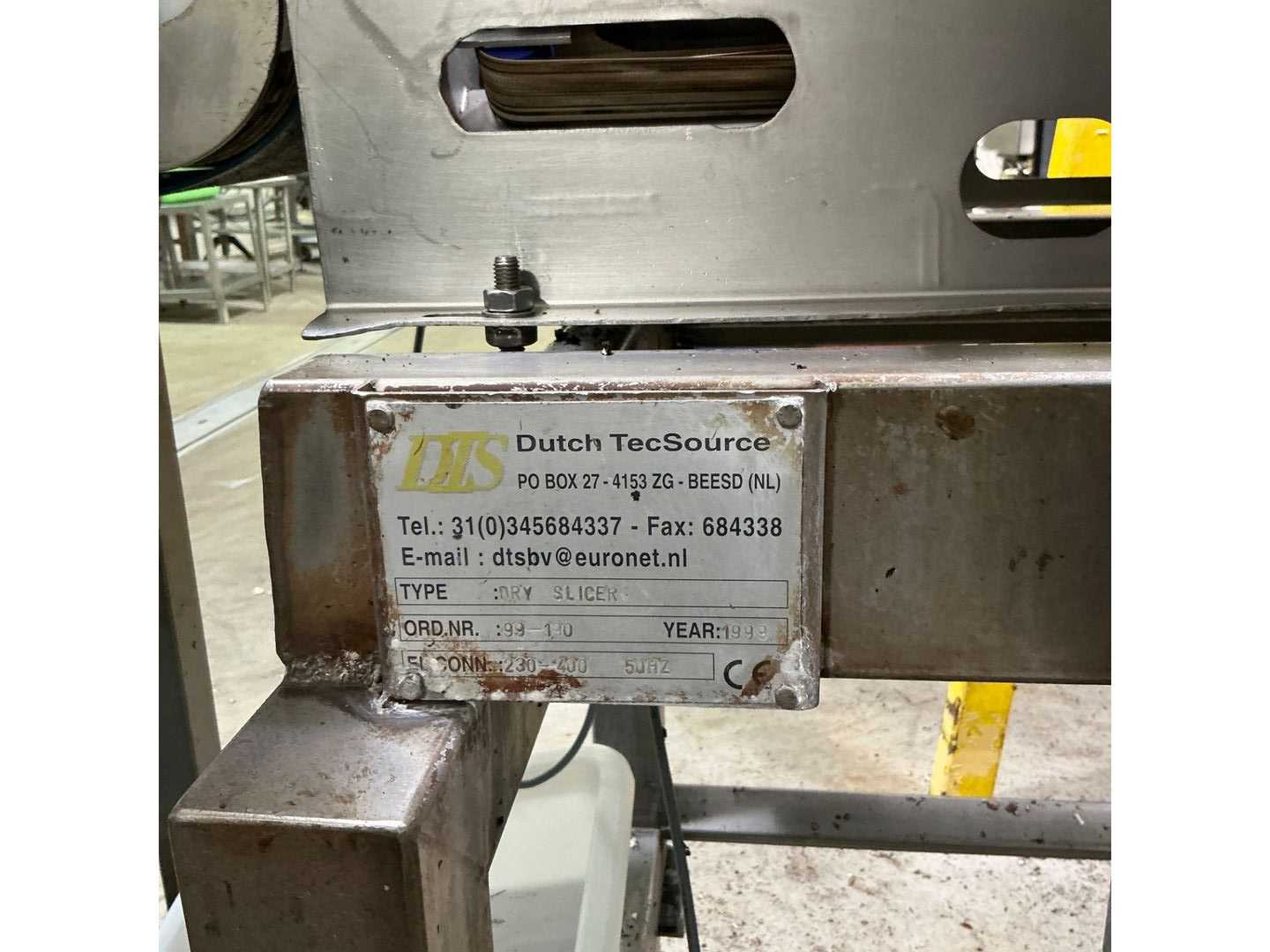 1999 DUTCH TECSOURCE DRY SLICER - SLICER