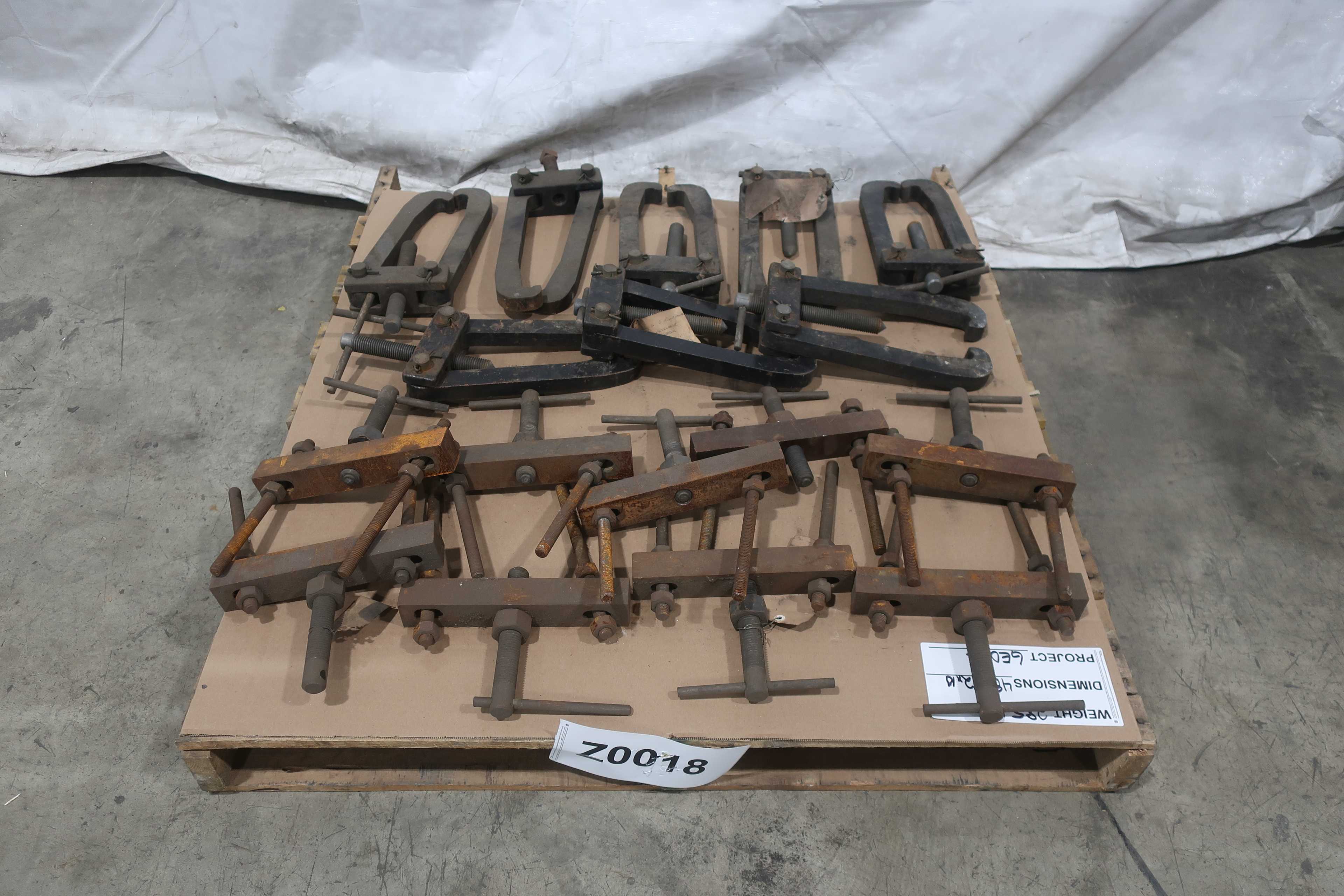 PALLET OF BEARING PULLERS - HAND TOOLS