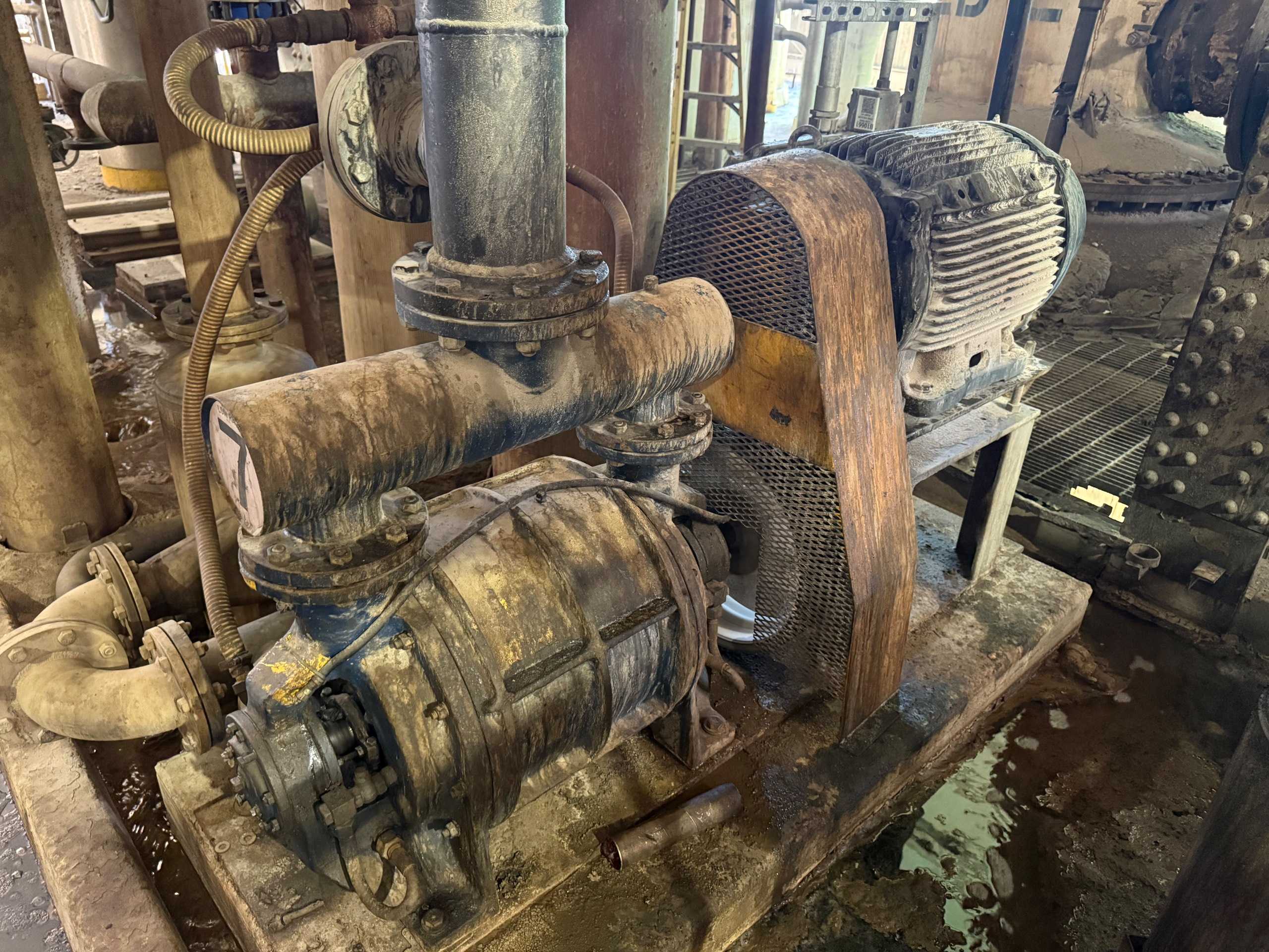 NASH 703 PUMP WITH 60 HP MOTOR ASSEMBLY - PUMP & MOTOR ASSEMBLY