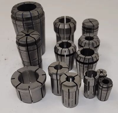 UNBRANDED COLLET SET - VARIOUS SIZES - SET OF 13 - MACHINE TOOLING