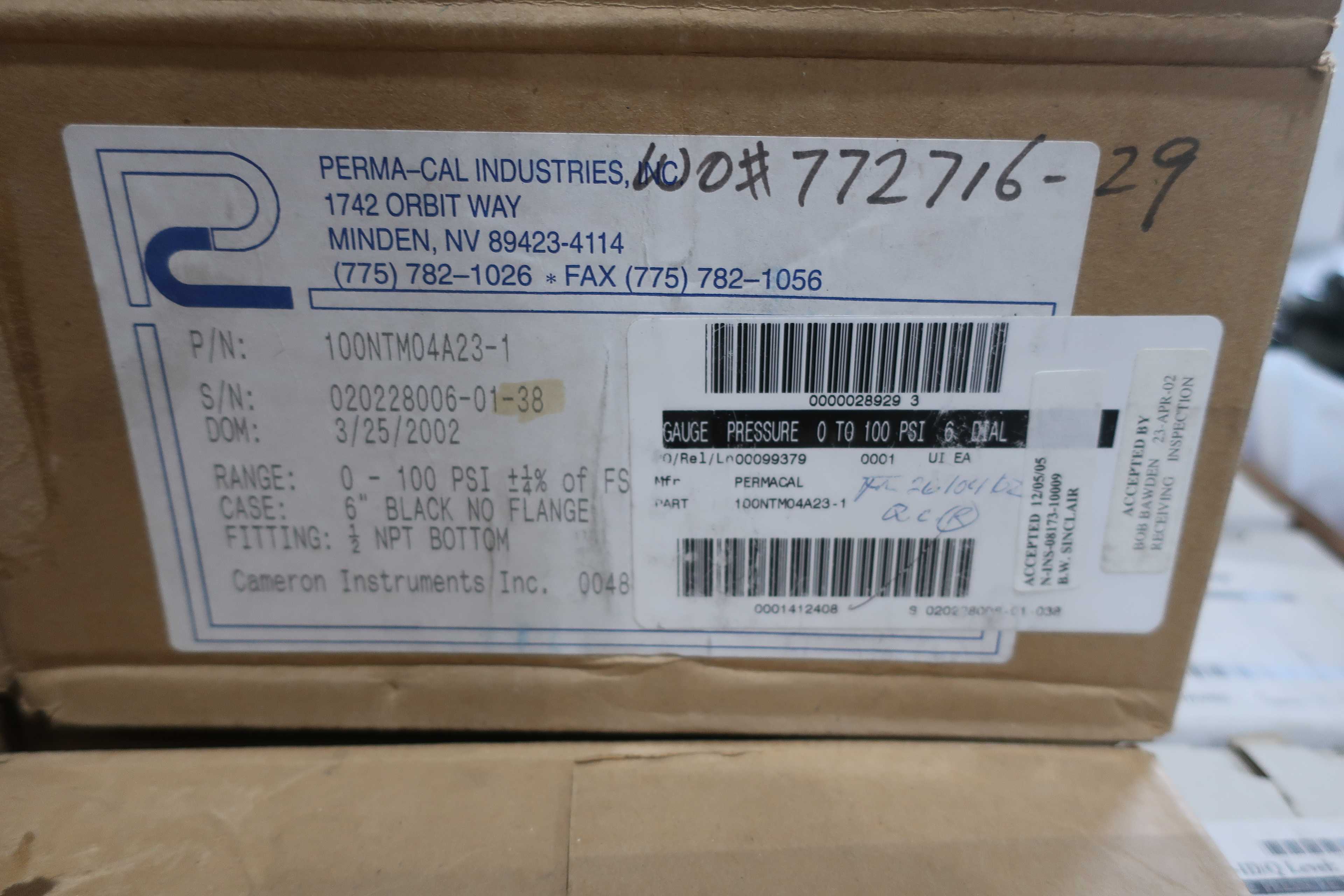 SKU 1079627 - 4 PALLETS OF ASSORTED INSTRUMENTATION - INSTRUMENTATION