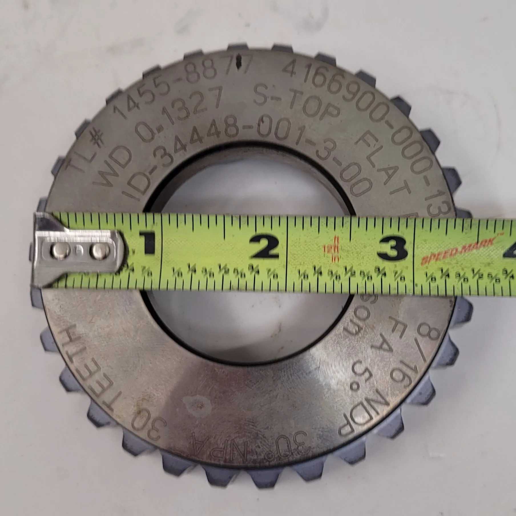 GLEASON CUTTING TOOL TL # 1455-8877 - 30 TEETH, 1.75" ARBOR, 3.84" OVERALL DIAMETER - MACHINE TOOLING
