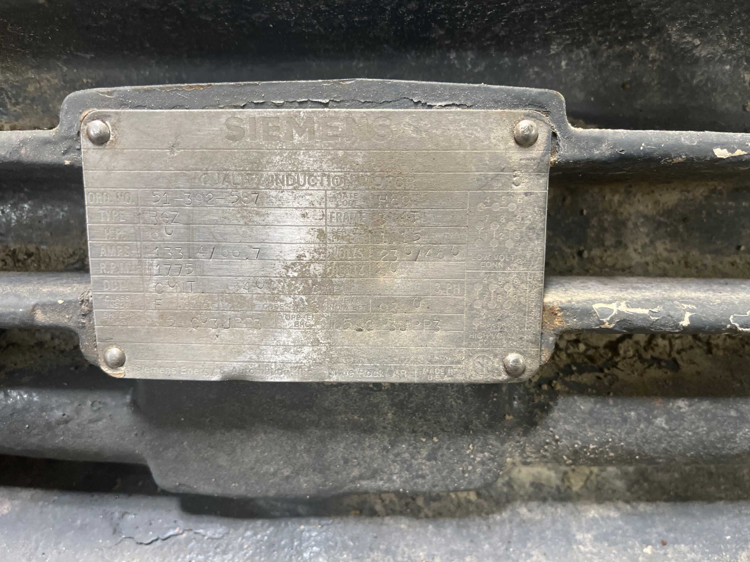 SIEMENS RGZ AC MOTOR - AC MOTOR