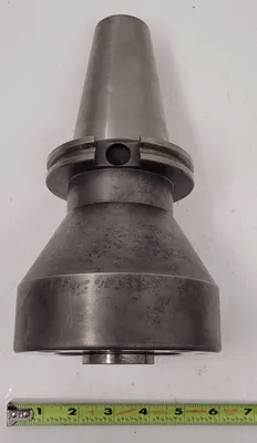 CAT 50 FACE MILL HOLDER, 5" OVERALL DIAMETER, 9-3/8” OAL, 1.75” OUTER ARBOR - MACHINE TOOLING