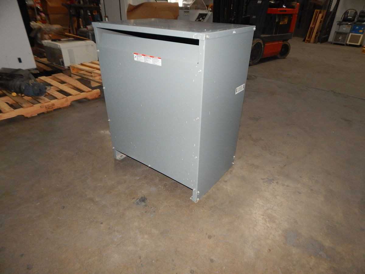 SQUARE D 75T132H, 75 KVA POWER, 3-PHASE, 480V PRI / 208Y/120V SEC, NEMA 3R - DRY TRANSFORMERS