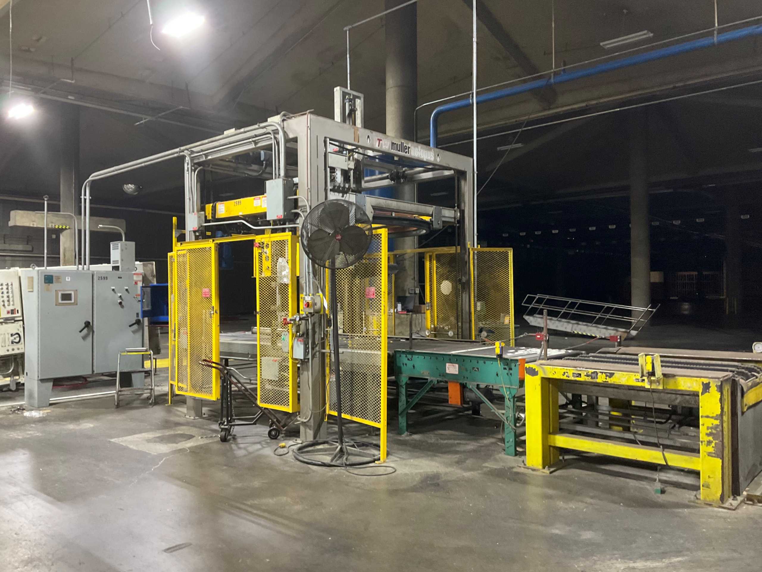 ITW MULLER 606 BFT OCTOPUS STRETCH WRAPPING MACHINE - PACKAGING