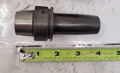 PARLEC H40-25SF295 1/4" SHRINK FIT CHUCK, .25" HOLE DIA, 4.0" OAL, HSK40A INTERFACE - MACHINE TOOLING