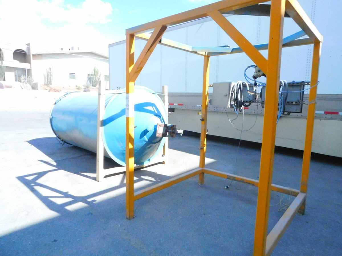 HOPPERS 6,000, 6K LBS CAP, 1.5K GAL VOL, 65 IN DIA, 156 IN L, 68X68X93 IN BASE - STORAGE BINS