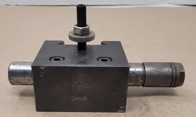 SHARS 250-304 BORING BAR HOLDER W/ ACCUPRO DA100 COLLET CHUCK 1" BORE SIZE - MACHINE TOOLING