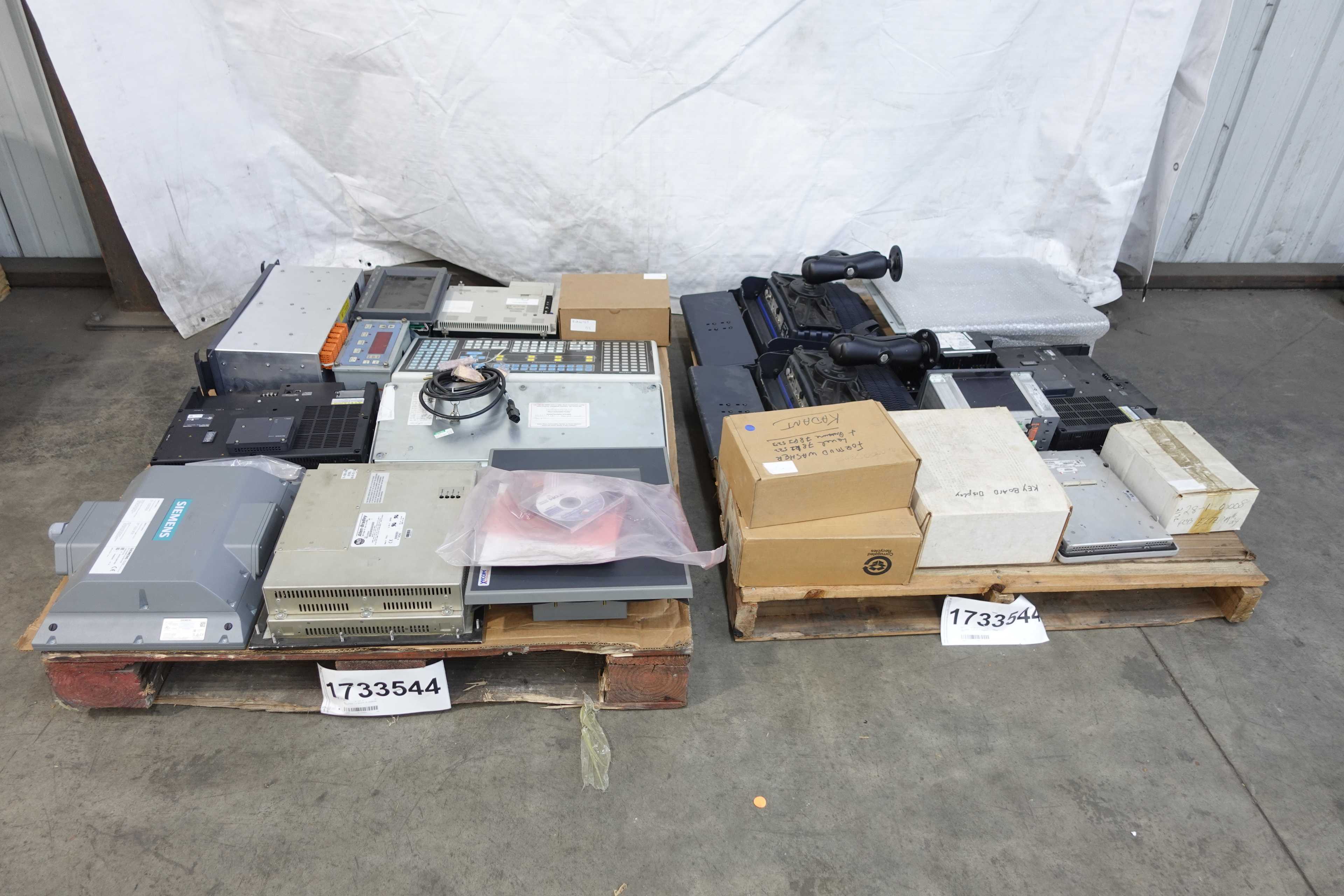 SKU 1733544 - 2 PALLETS OF INTERFACE PANELS, AB, INTERMEC, HORNER, METTLER TOLEDO, CLEVER BROOKS - OPERATOR INTERFACE PANELS