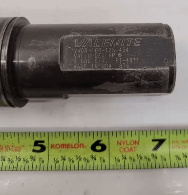 VALENITE INDEXABLE COOLANT DRILL, MODEL VWDR-100-125-454, 2 FLUTES, 1IN END DIAMETER - MACHINE TOOLING