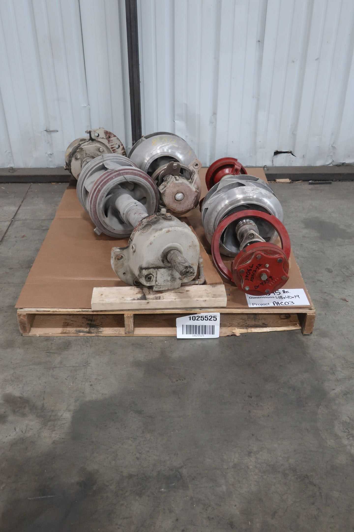 BULK QTY OF PUMP IMPELLER ASSEMBLIES -