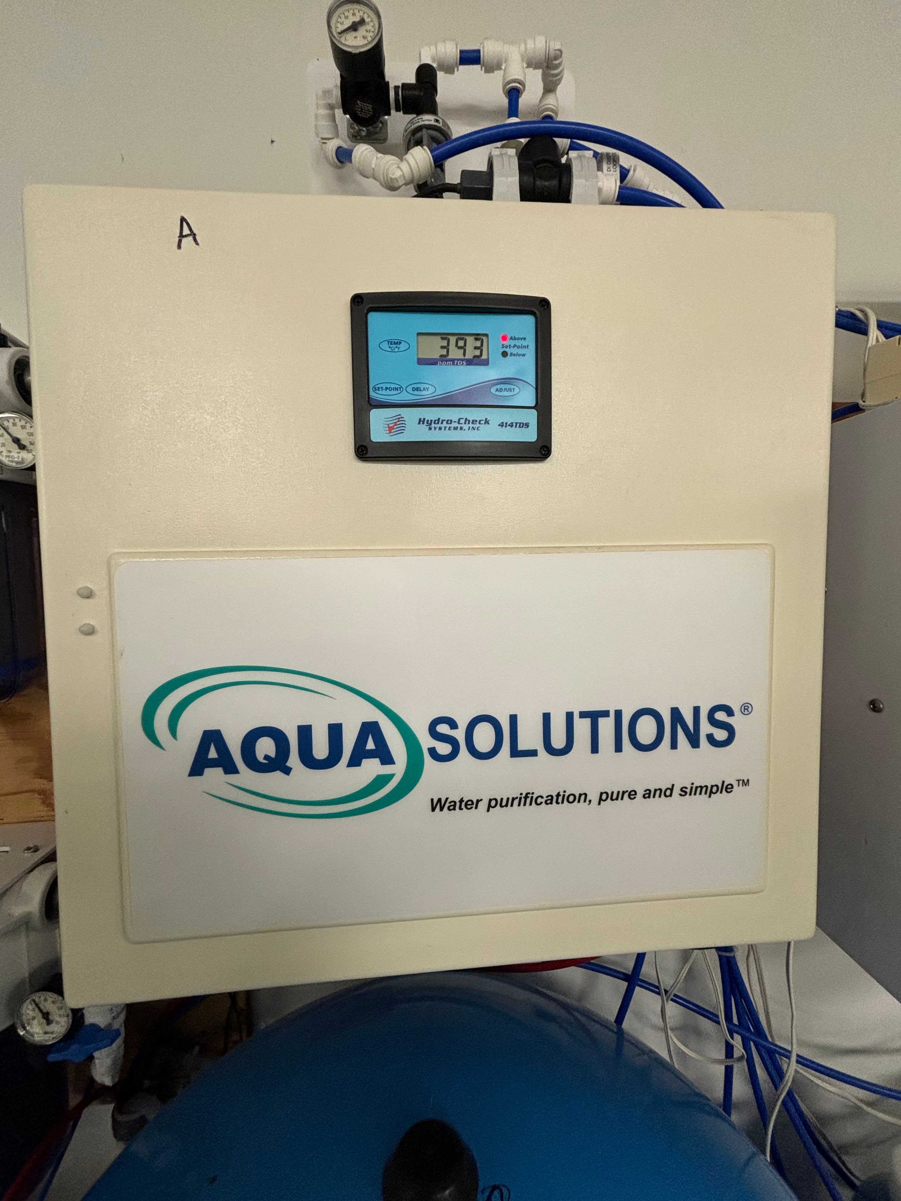 AQUA SOLUTIONS WATER PURIFICATION SYSTEM - WATER FILTRATION