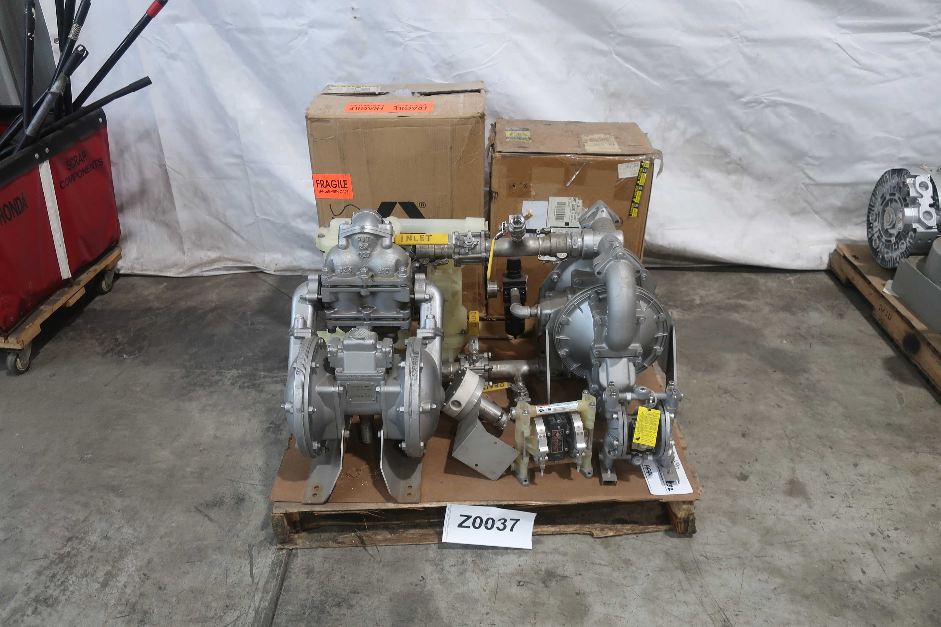 PALLET OF ASSORTED DIAPHRAGM PUMPS