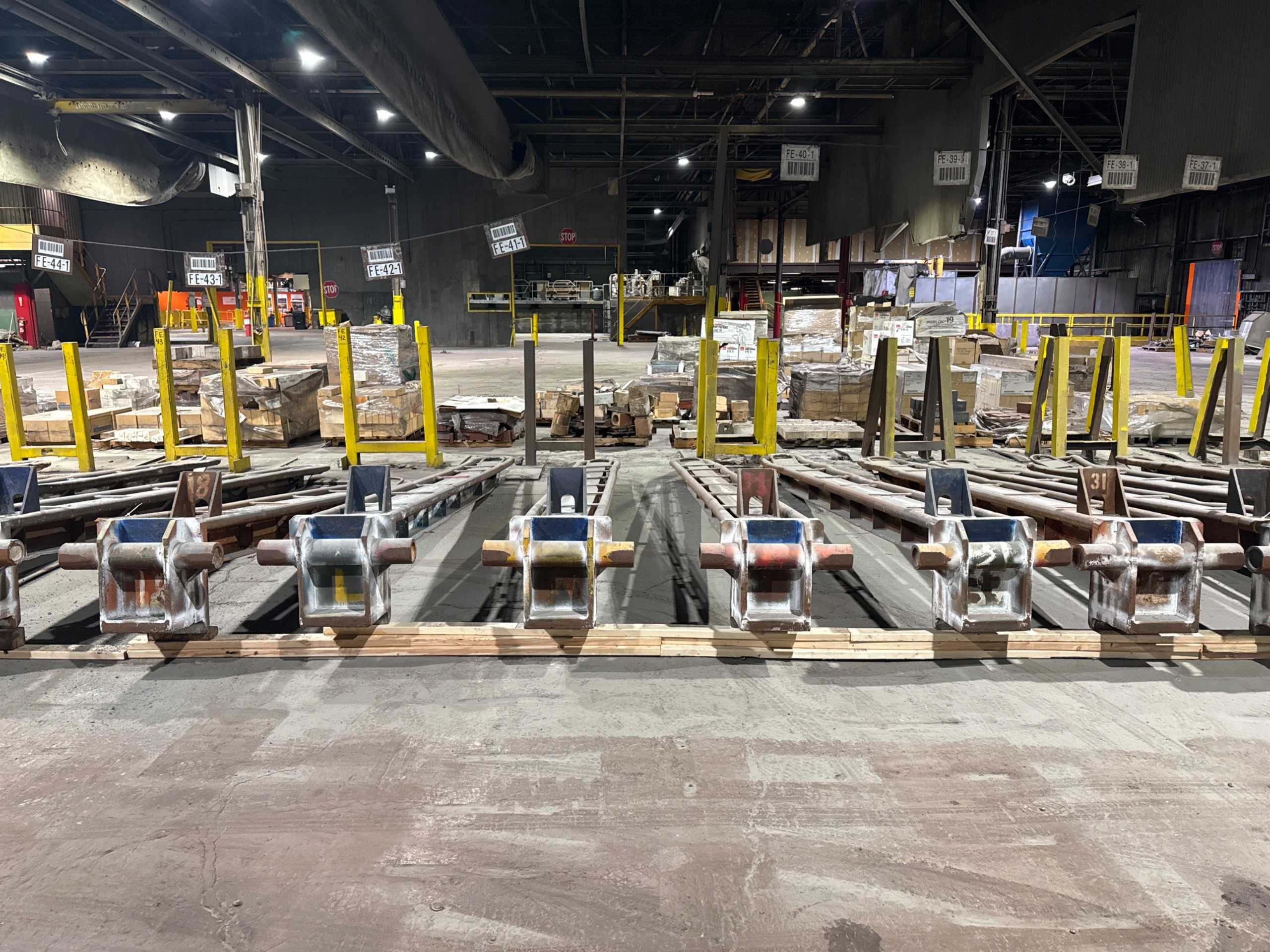 BULK QTY OF COIL HANDLING BEAMS - MATERIAL HANDLING EQUIPMENT