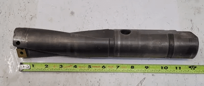 KENNAMETAL NR 270-0228 INDEXABLE DRILL, 12” OAL, 6.5” FLUTE, 2” SHANK/HEAD - MACHINE TOOLING