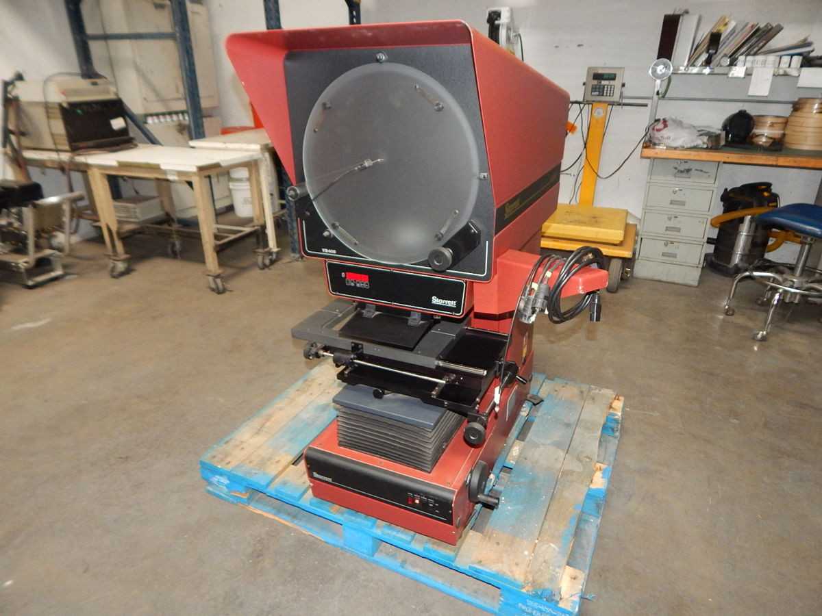 STARRETT VB400 BENCHTOP OPTICAL COMPARATOR, 400 MM SCREEN, 250 MM X-TRAVEL, 150 MM Y-TRAVEL, 90 KG LOAD - OPTICAL COMPARATORS