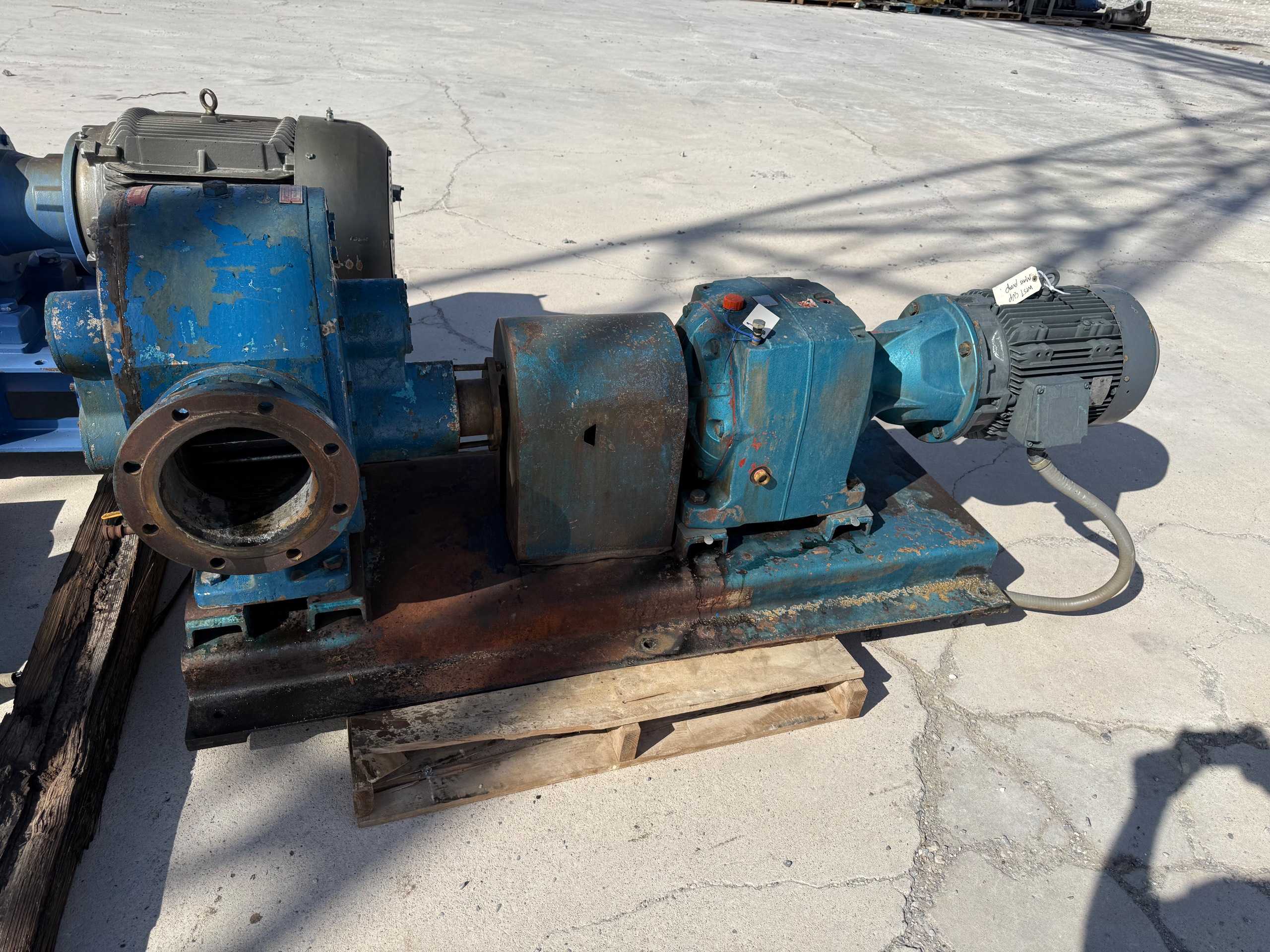 BROQUET BBMC60.K PUMP & 30HP BROOK MOTOR ASSEMBLY - ROTARY LOBE PUMP