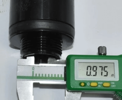 KENNAMETAL COLLET HOLDER SS100RDL666, 1" SHANK, 4" L, .975" ID HEAD, 6.5" OVERALL LENGTH - MACHINE TOOLING