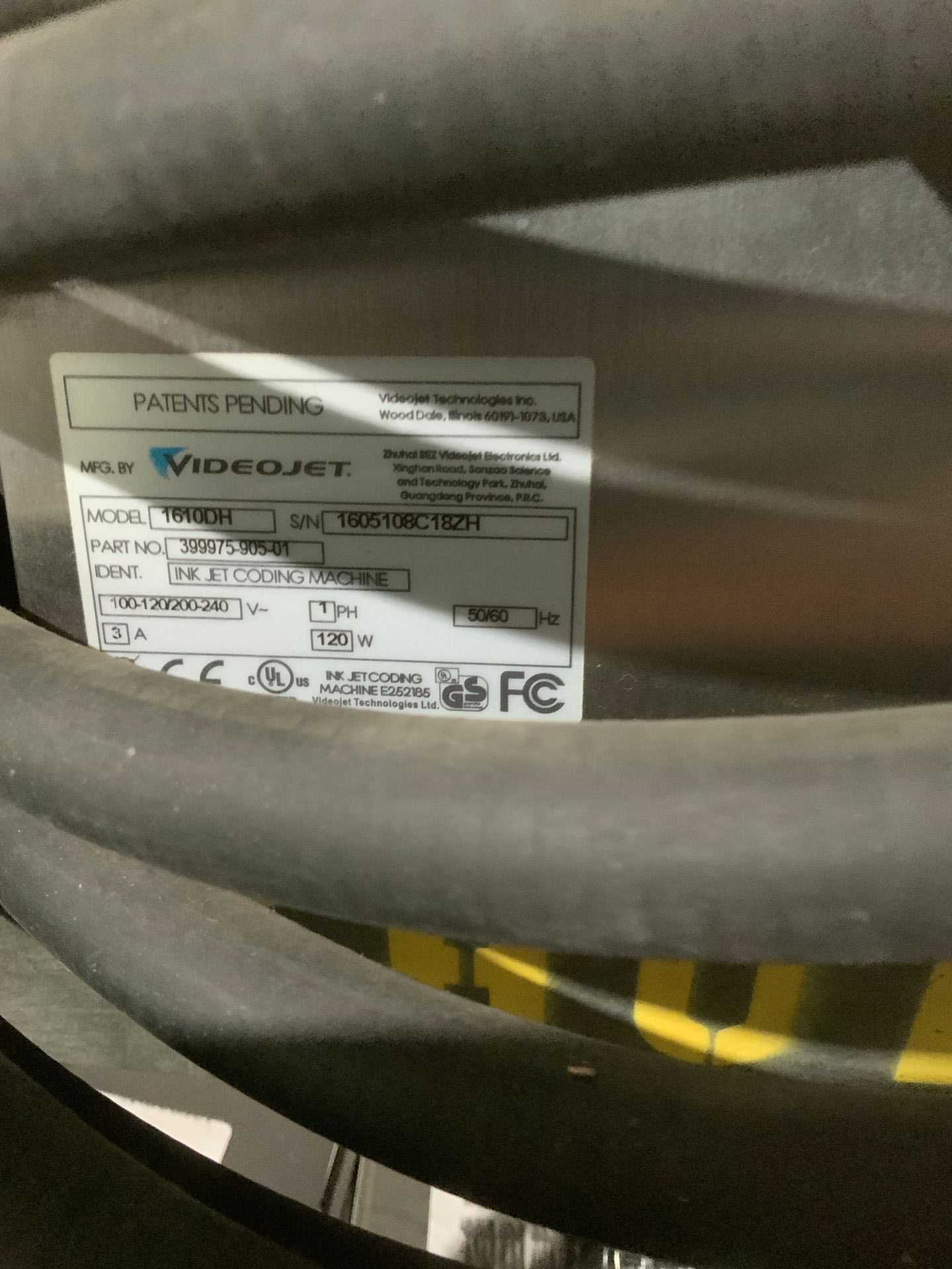 2006 VIDEOJET 1610DH PRINTER - PRINTING