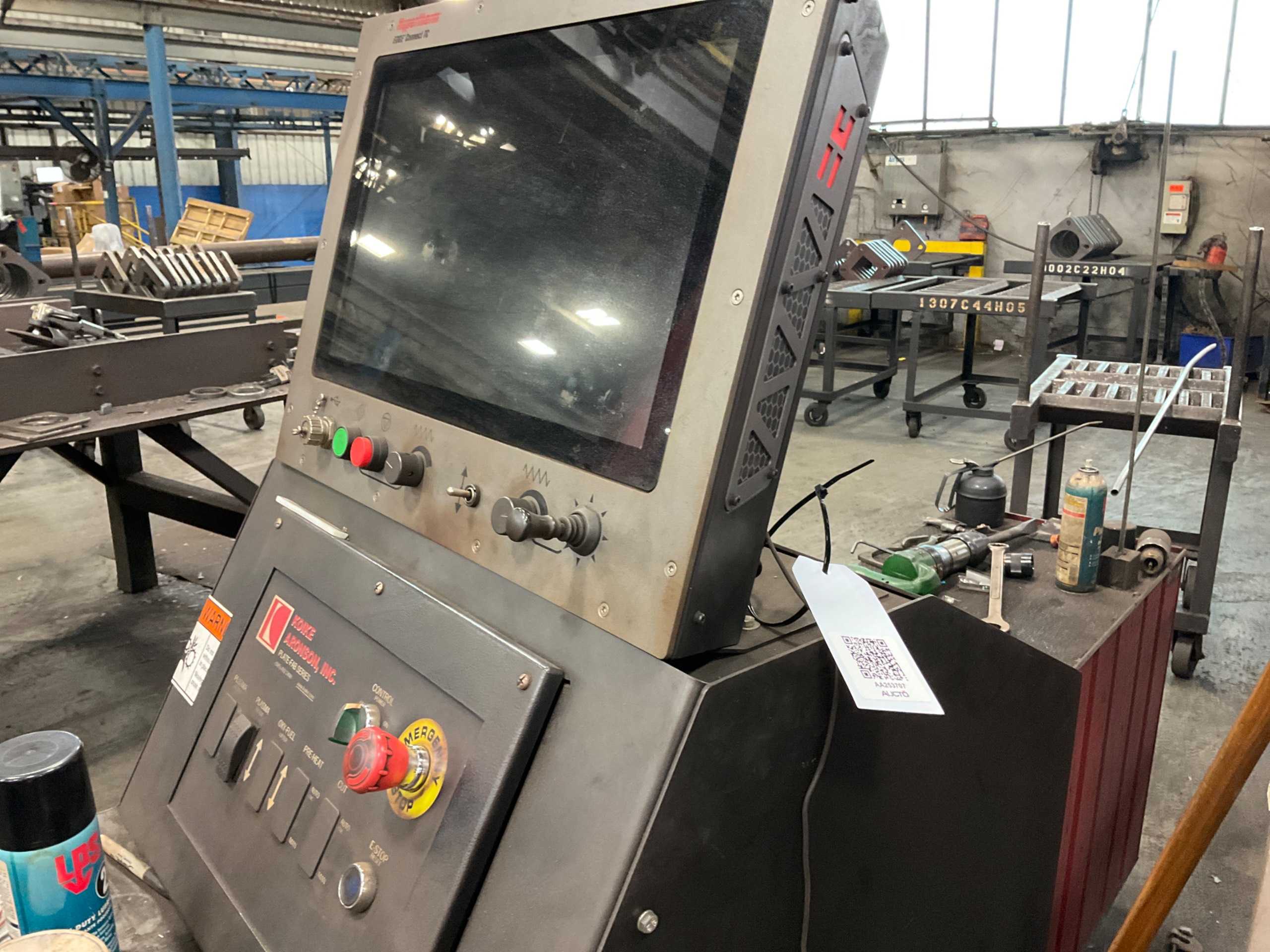 2018 KOIKE ARONSON PLATEFAB PLASMA CUTTING MACHINE - CNC PLASMA CUTTING TABLE