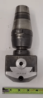 CRITERION S-3 BORING HEAD W/ NIKKEN TT45-MT4 HOLDER, 1.00” BORE DIAMETER, CAT 45 TAPER - MACHINE TOOLING